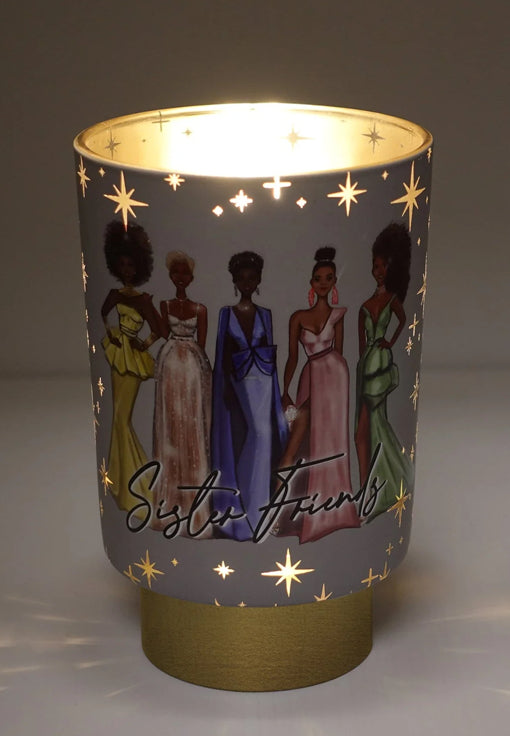 "SISTER FRIENDS" LED Frameless Candle