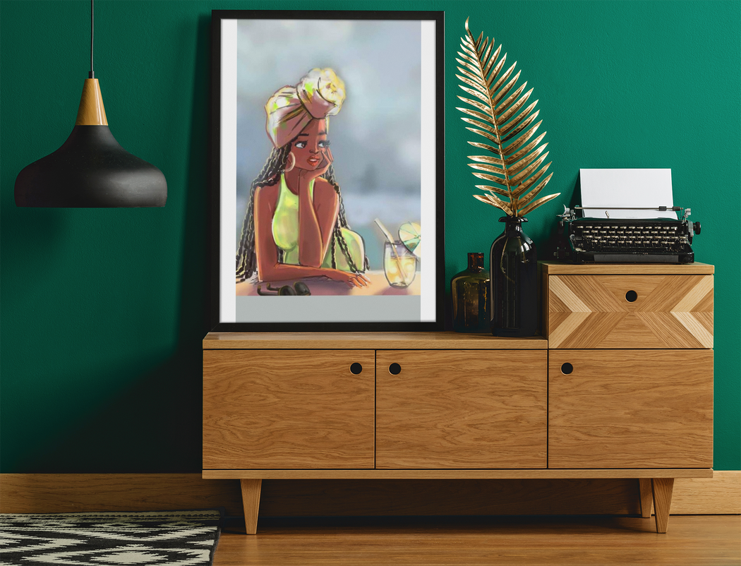 " Mommy And Me" | Art Print