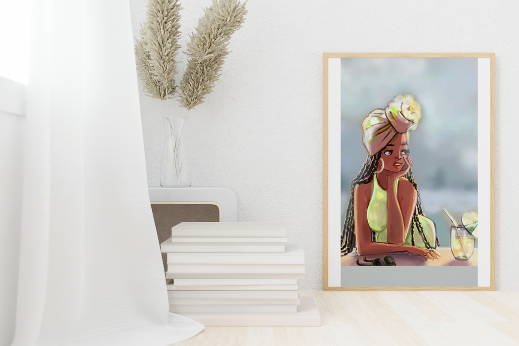 " Mommy And Me" | Art Print
