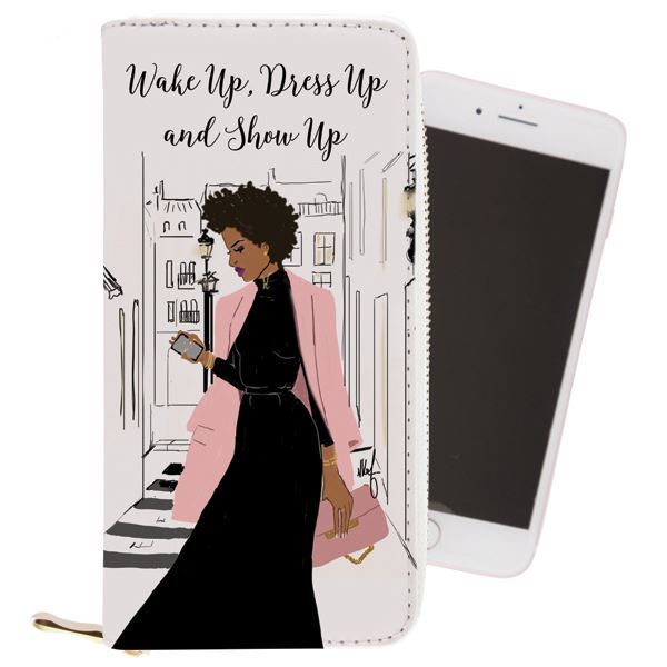 Nicholle Kobi x AAE "Sister Friends" I Long Clutch Wallet - Nicholle Kobi