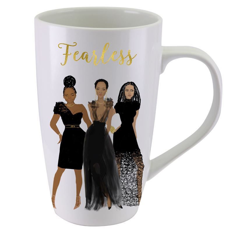 "Fearless" Nicholle Kobi x AAE Ceramic Latte Mug - Nicholle Kobi