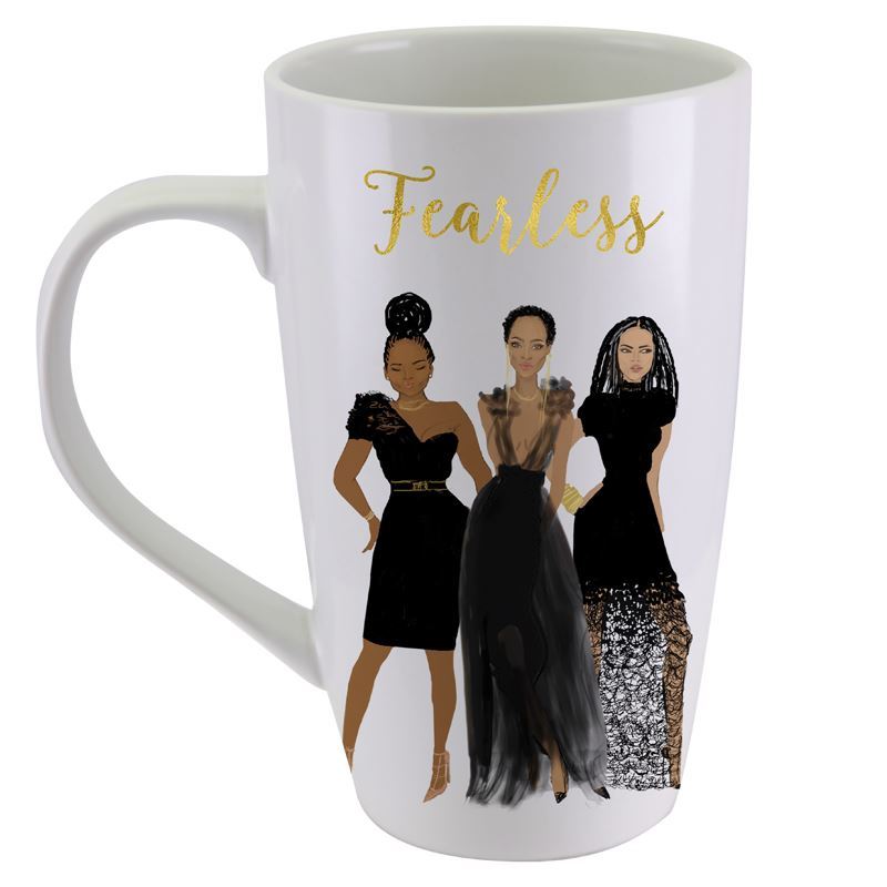 "Fearless" Nicholle Kobi x AAE Ceramic Latte Mug - Nicholle Kobi