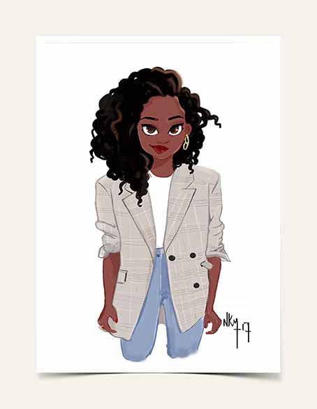 "Antoinette" | Art Print - Nicholle Kobi