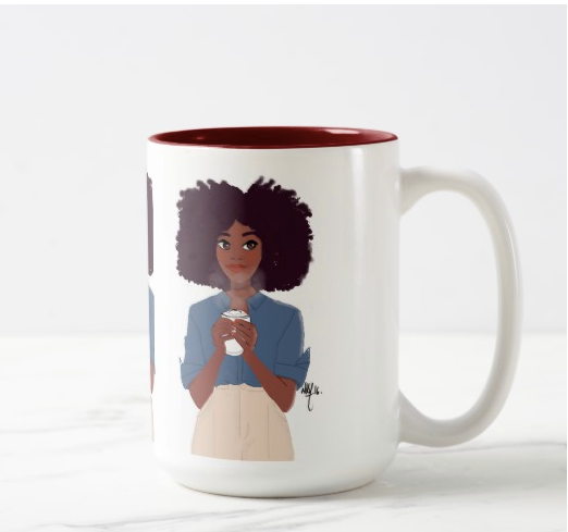 Café Girl | Mug - Nicholle Kobi