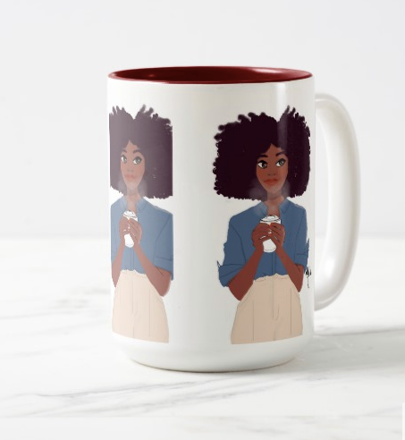 Café Girl | Mug - Nicholle Kobi