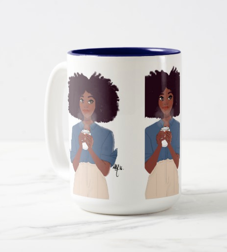 Café Girl | Mug - Nicholle Kobi