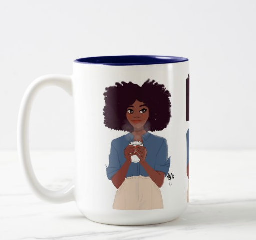Café Girl | Mug - Nicholle Kobi