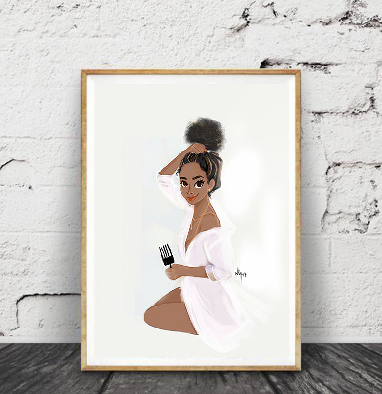 "Nina" | Art Print - Nicholle Kobi