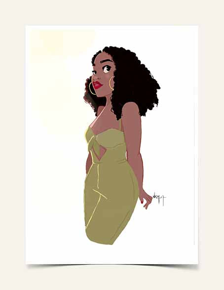 "Emilie" | Art Print
