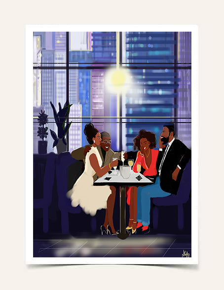"Friends Giving" | Art Print