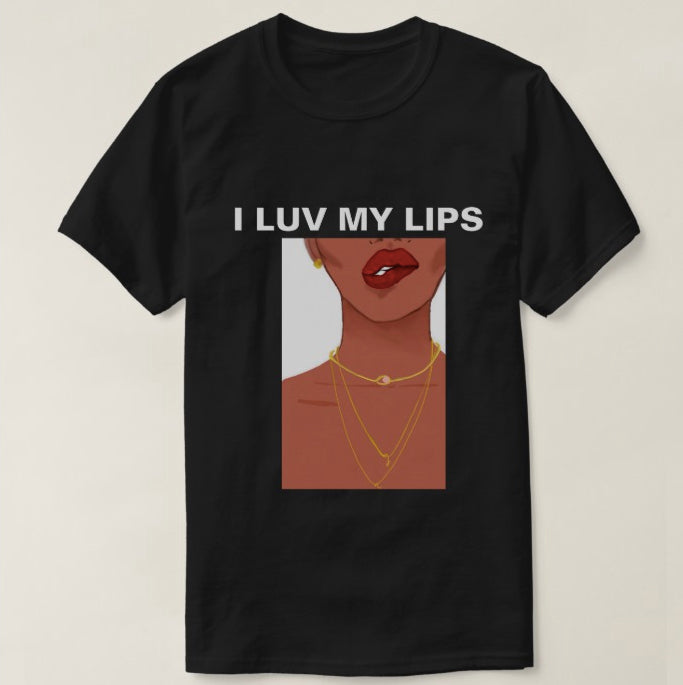 I LUV MY LIPS | T-Shirt - Nicholle Kobi