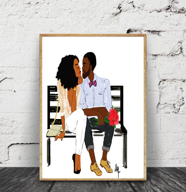 "Nous Deux " | Art Print - Nicholle Kobi