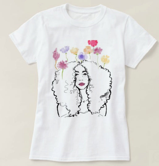 SZA Flowers | T-Shirt - Nicholle Kobi