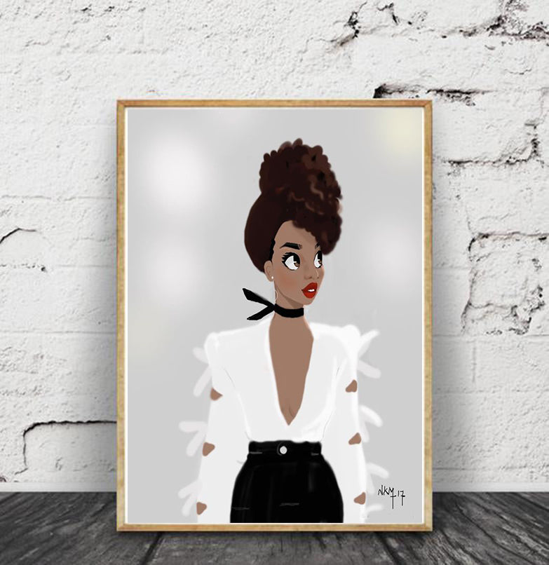 "Zita" | Art Print - Nicholle Kobi