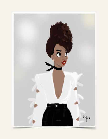 "Zita" | Art Print - Nicholle Kobi