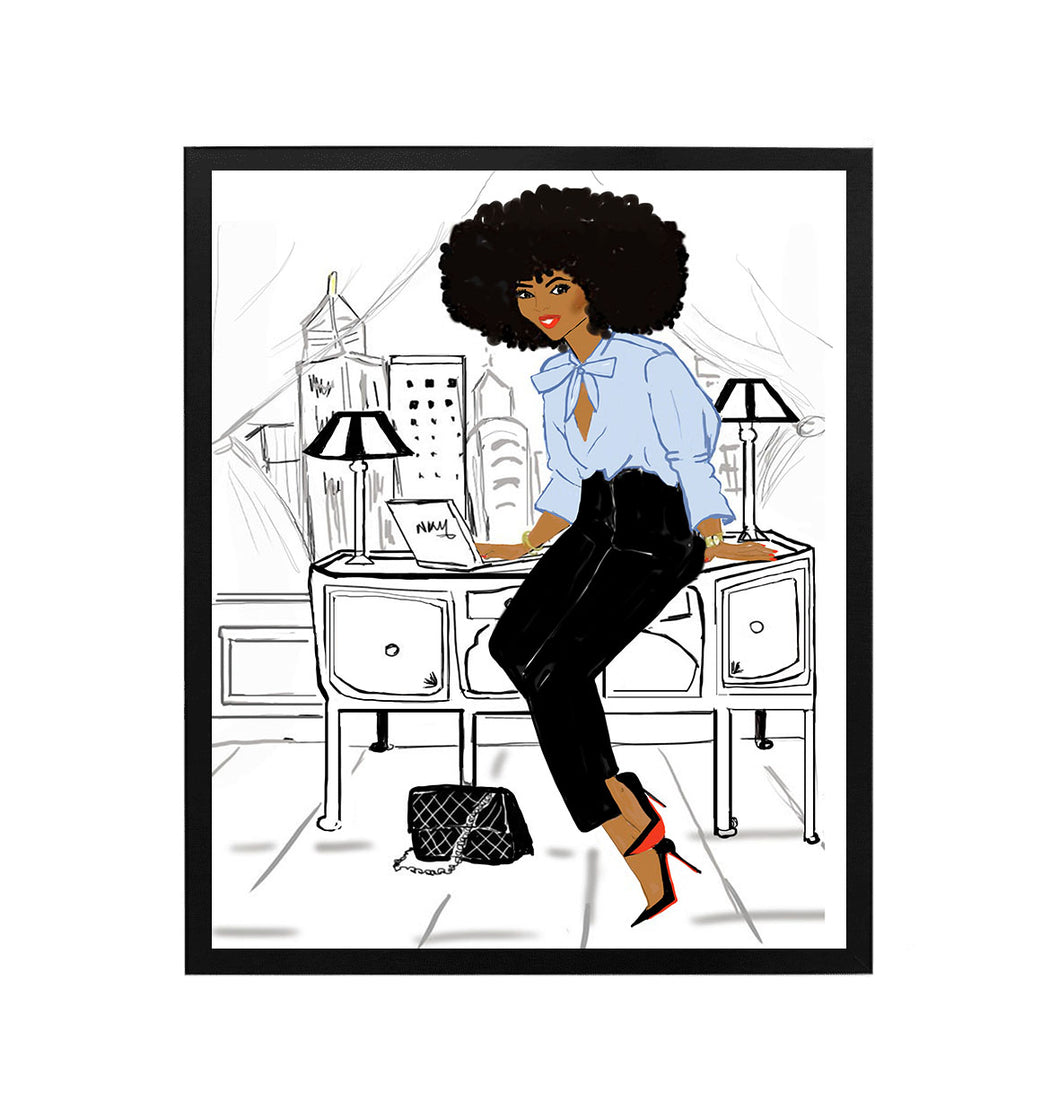 "Girl Boss" | Art Print - Nicholle Kobi