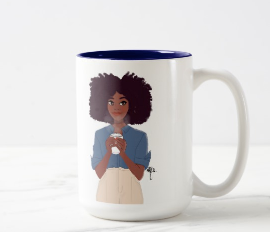 Café Girl | Mug - Nicholle Kobi