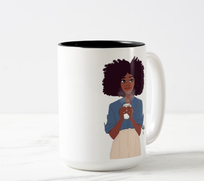 Café Girl | Mug - Nicholle Kobi