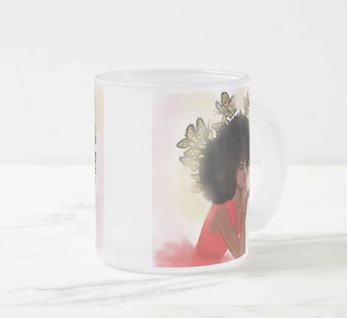 Magique Elle | Glass Mug - Nicholle Kobi