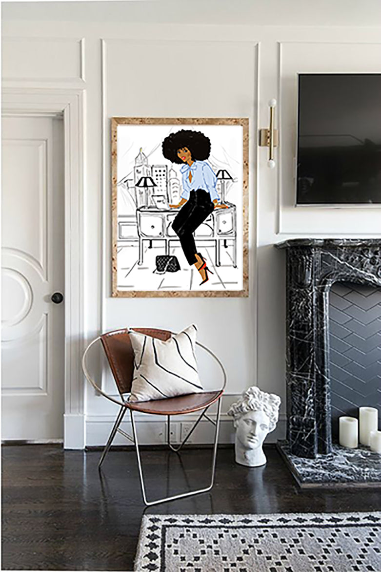 "Girl Boss" | Art Print - Nicholle Kobi