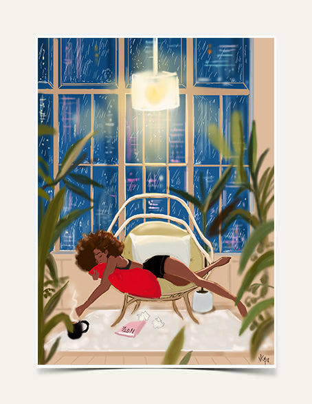 Happy Place" | Art Print - Nicholle Kobi