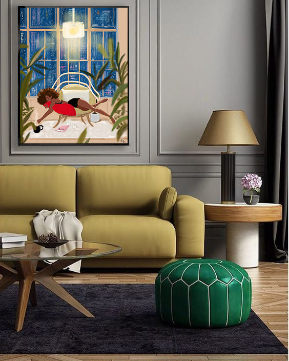 Happy Place" | Art Print - Nicholle Kobi