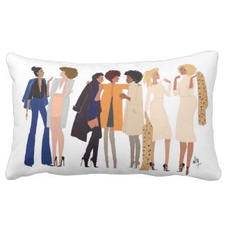 Nicholle Kobi " QUEENS Collection "Lumbar Pillow - Nicholle Kobi