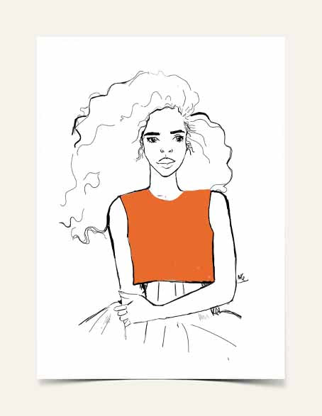 "Flamboyante" | Art Print - Nicholle Kobi