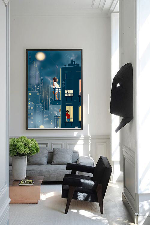 "October Moon" | Art Print - Nicholle Kobi