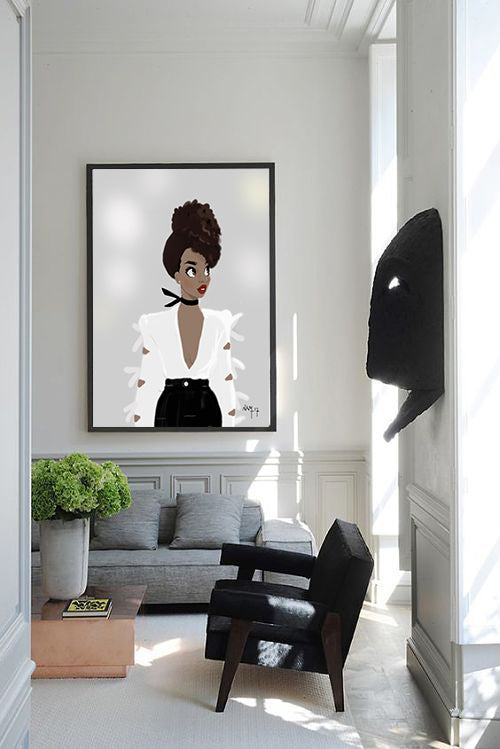 "Zita" | Art Print - Nicholle Kobi