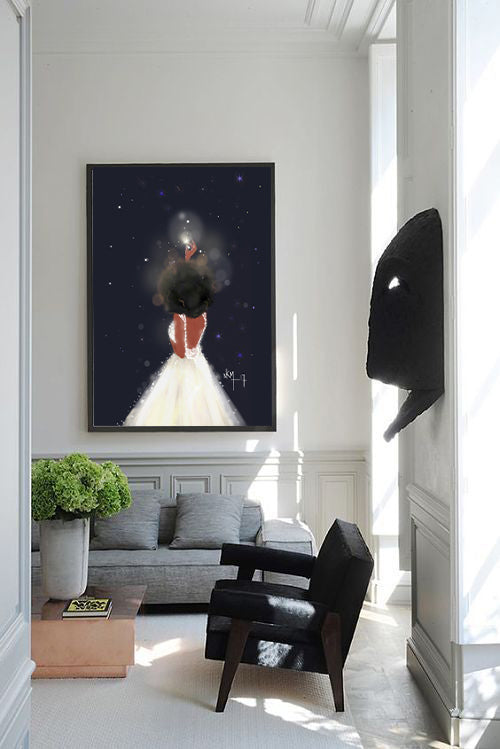 Stars Believe in Your Magic | Art Print - Nicholle Kobi