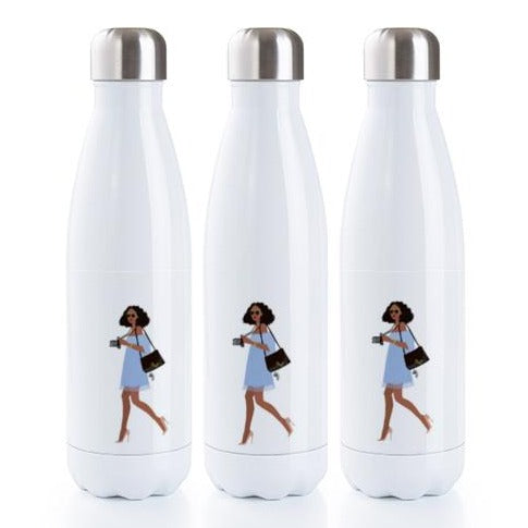 Nicholle Kobi I "Walking Girl" Travel Mug
