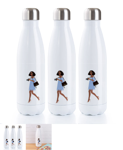 Nicholle Kobi I "Walking Girl" Travel Mug