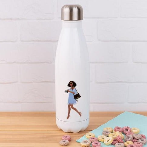 Nicholle Kobi I "Walking Girl" Travel Mug