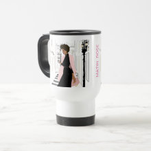 Nicholle Kobi Matin Rose I Travel/Commuter Mug