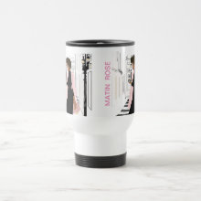 Nicholle Kobi Matin Rose I Travel/Commuter Mug