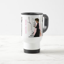 Nicholle Kobi Matin Rose I Travel/Commuter Mug
