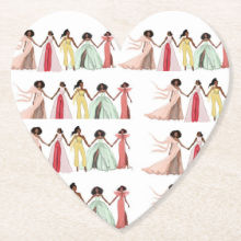 Sisters Friends 2I Paper Coaster