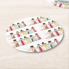 Sisters Friends 2I Paper Coaster