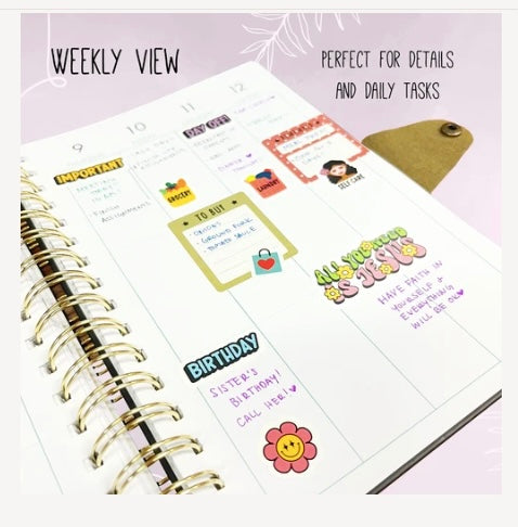 2027 Sister Friends Weekly Planner