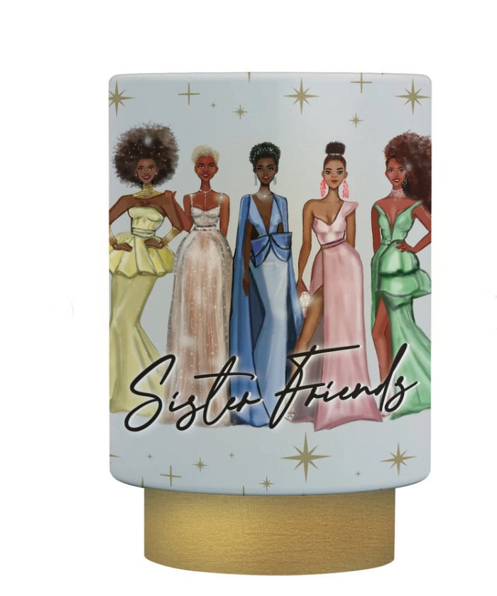 "SISTER FRIENDS" LED Frameless Candle