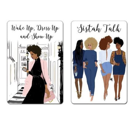 "SISTAH TALK/SHOW UP" Nicholle Kobi x AAE Magnet Set