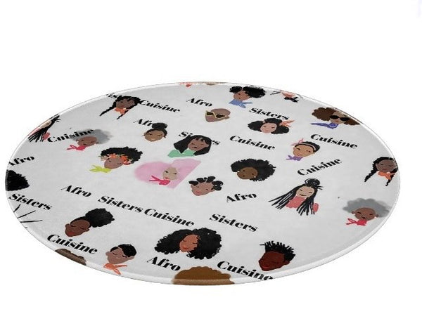 Sisters Cuisine I  Glass Cutting Board