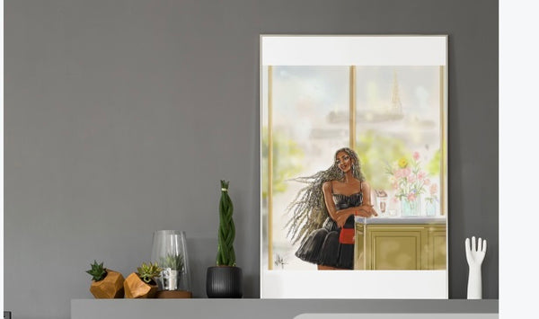 "Paris  Time-2 " | Art Print