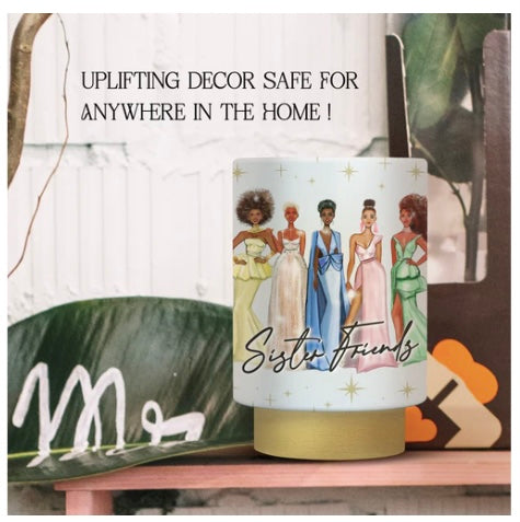 "SISTER FRIENDS" LED Frameless Candle