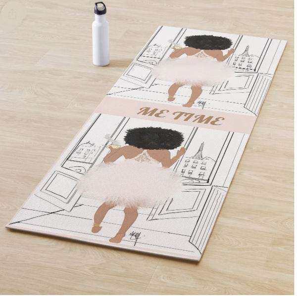 Me Time  Yoga Mat I Nicholle Kobi