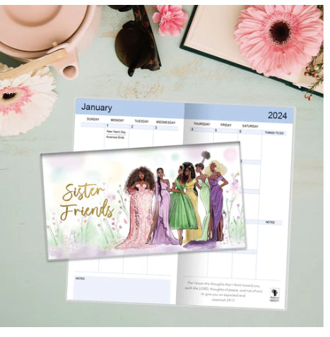 2024-2025 Sister Friends Checkbook Planner