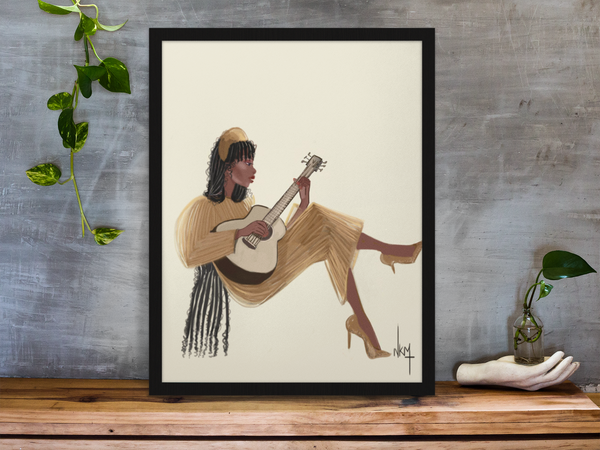 La Guitaree   |  Art Print (