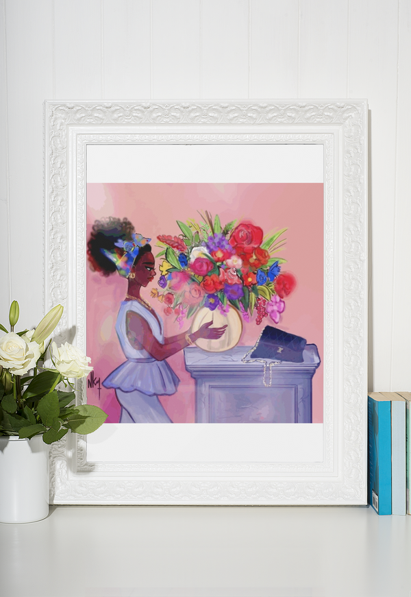 Flowers Therapy   |  Art Print