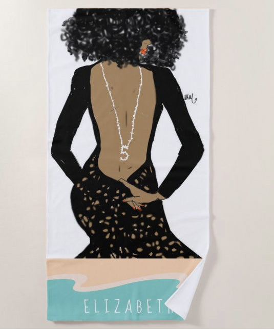 Beach Beauty Towel I Nicholle Kobi